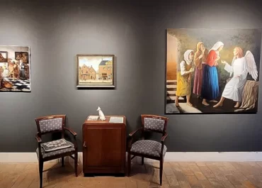 expositie “De verdwenen werken van Vermeer” in Galerie Schippers